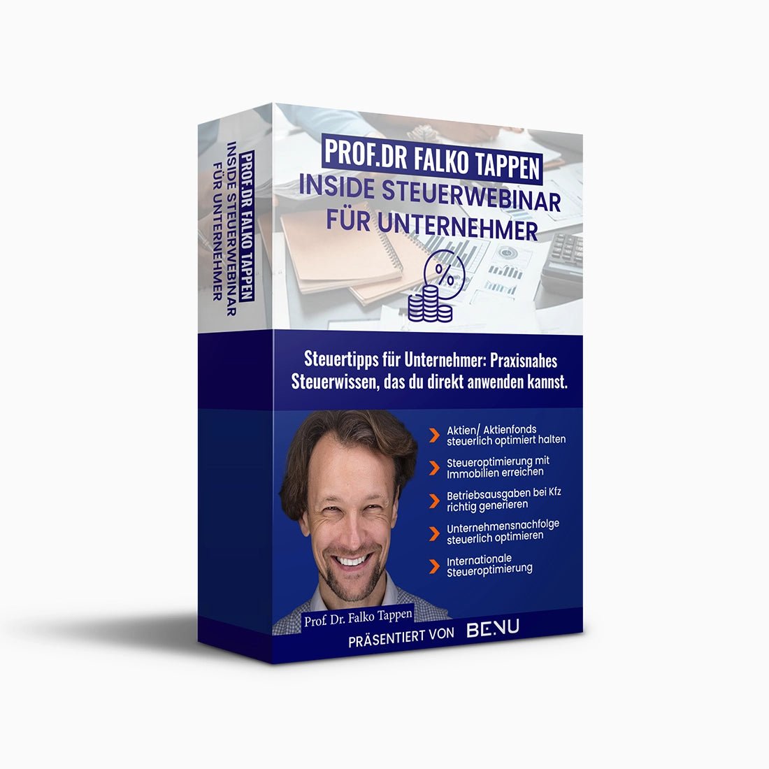 Prof. Dr. Falko Tappen: Inside Steuerwebinar für Unternehmer - BENU Online - Shop